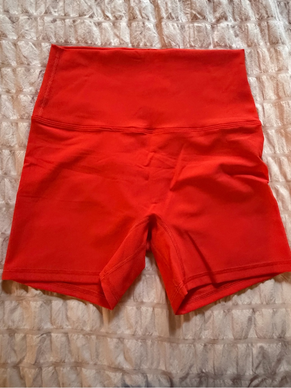 HALARA High-Waist Red Performance Bike Shorts